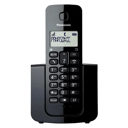 Teléfono Inalámbrico Panasonic KX-TGB110LAB con Identificador de Llamadas - Negro