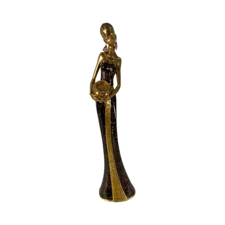 Figura Decorativa Mujer Concepts 438 Dorado