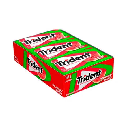 Chicle Trident Sin Azucar Sandia 21 168 Gr