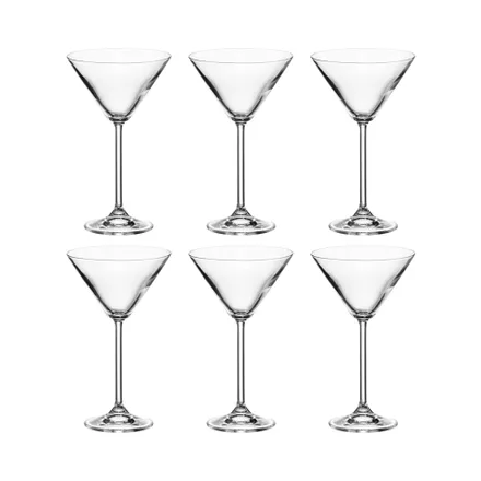 Set Copas Martini Bohemia Natalia Maxima 6 Piezas 280ml