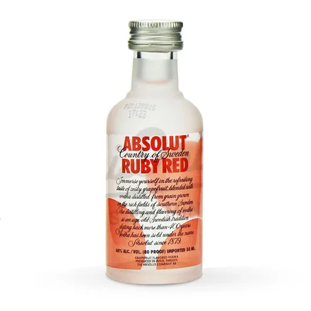 Vodka Absolut Ruby Miniatura 40