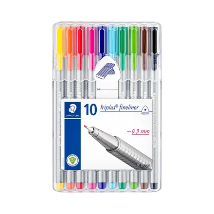 Marcador Staedtler Triplus Fineliner 334 SB10 10
