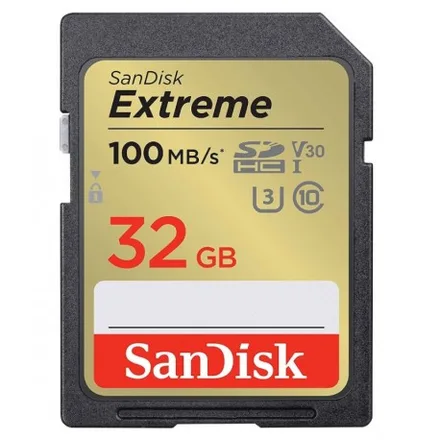 Cartao Sd Extreme U3 V30 Sdsdxvt Gncin 032g 32GB