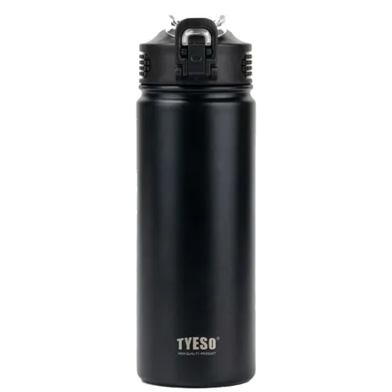 Termo Tyeso Ts Mz 297 Pajita Negro 750ml