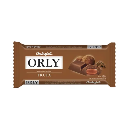 Chocolate Trufa Ambrosoli Orly 115g