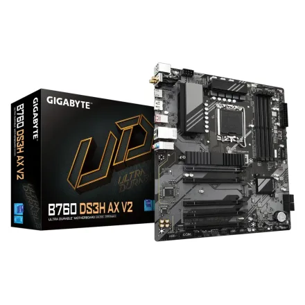 Placa Mae Gigabyte B760 DS3H Ax V2 Ddr 5 Socket Lga 1700 Chipset Atx
