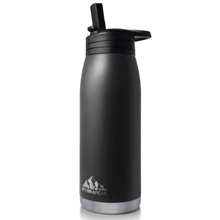 Garrafa Termica Hydrapeak Hp Flow 32 Black Preto 946ml