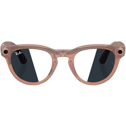 Oculos Transitions Ray Ban Meta Headliner 2 Speaker Matte Peach