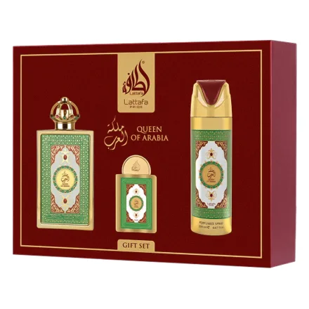 Lattafa Queen Of Arabia Gift Set Eau Parfum Feminino 3