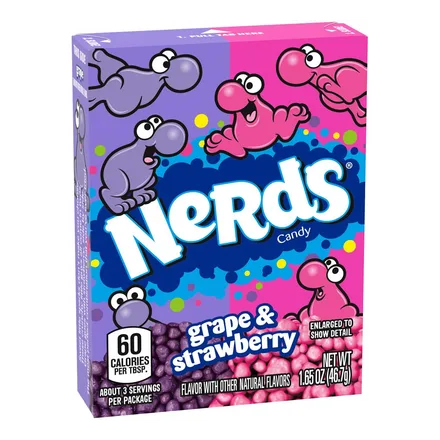 Caramelos Nerds Uva Fresa 46g