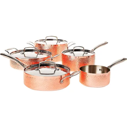 Jogo Panelas Cuisinart Hctp 9 Hammered Collection
