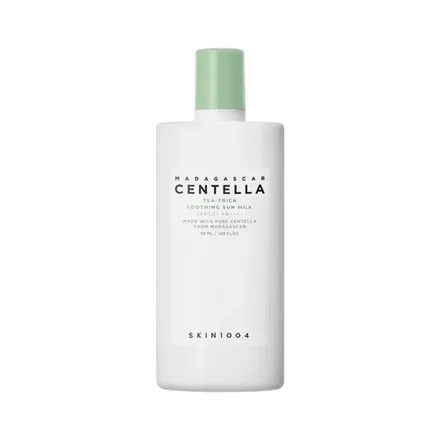 Protector Solar Madagascar Centella Tea Trica Soothing Milk SP50 Plus 50ml