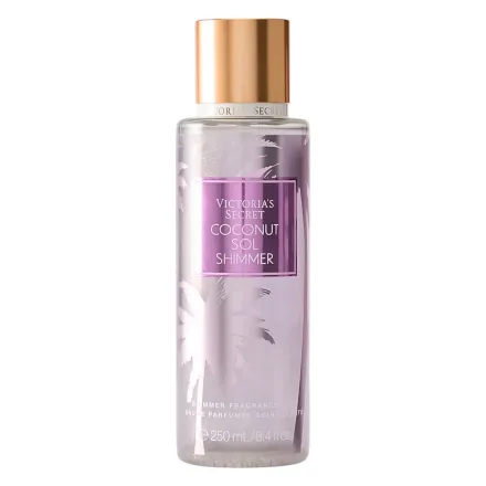Body Splash Victoria Secret Coconut Sol Shimmer Feminino 250ml