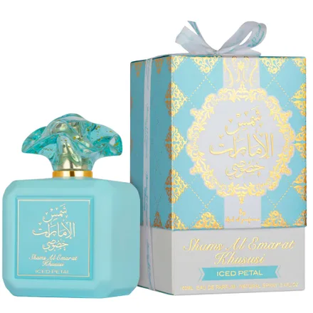 Perfume Ard Al Zaafaran Shams Emarat Khususi Iced Petals Feminino 100ml