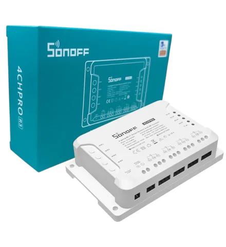 SONOFF INTERRUPTOR INTELIGENTE WIFI 4CHPROR3 8800W