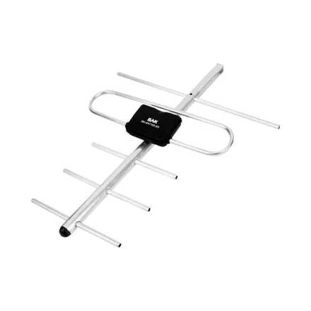 Antena Para Tv Digital Bak Vhf/Uhf Bk Ant183 Ex Negro