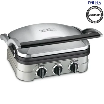 Grill Multiuso Cuisinart Gr 5IN1 Antiaderentes Inoxidavel