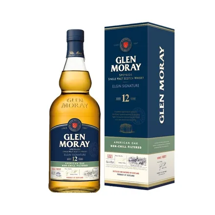 Whisky Glen Moray 12 Anos Elgin Signature Con Caja