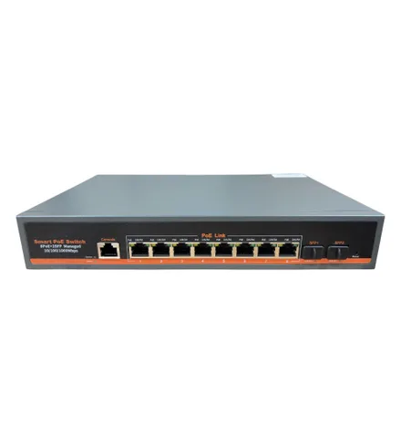 Switch 100 8POE RJ45 Plus 2SFP