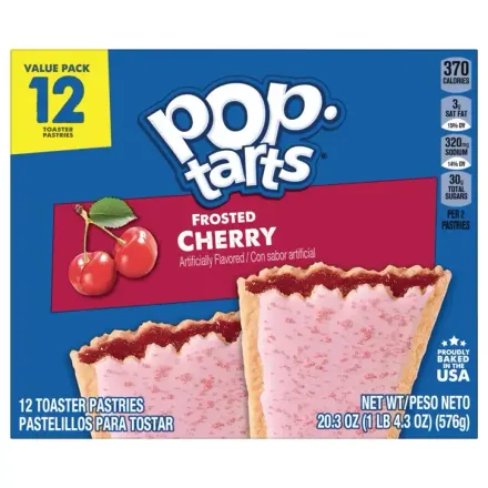 Pop Tarts Snack Dulce Frosted Cherry 576g