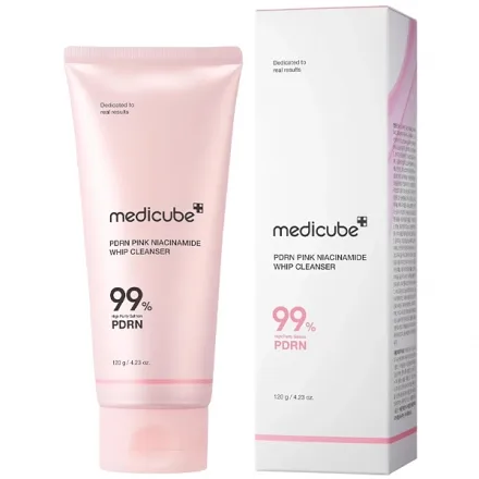 Limpador Facial Medicube Pdrn Niacinamide Whip Cleanser 120g