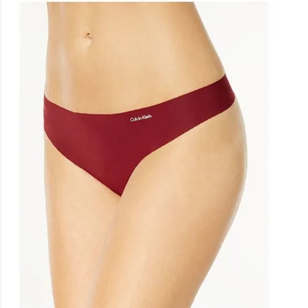 Calcinha Calvin Klein Feminina Bordo 658L
