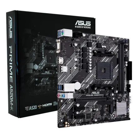 Placa Mae Prime Csm Ddr 4 Socket AM4 Chipset A520 Atx