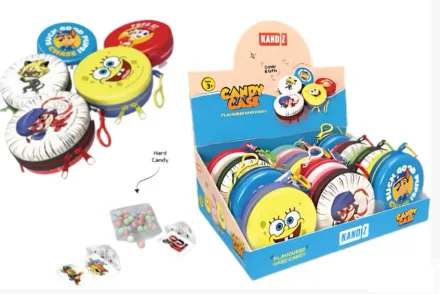NICKELODEON CARAMELOS KANDIZ CANDY CASE EXHIBIDOR 8G