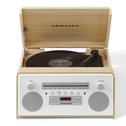 Toca Disco Crosley Carter 7 En 1 Cd Am Fm Aux Mm
