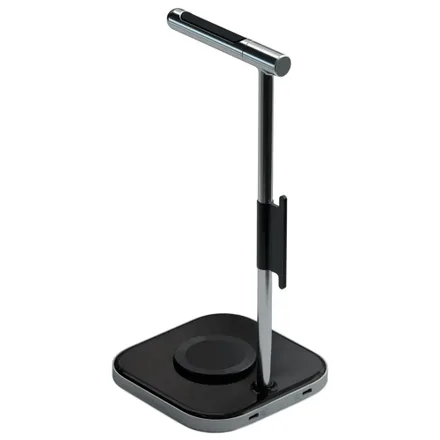 Soporte Auricular Satechi St Uchsmcm 2 En 1 Con Cargador