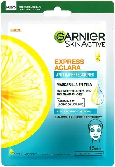 Mascara Facial Garnier Express Aclara Anti Imperfecciones 1 23g
