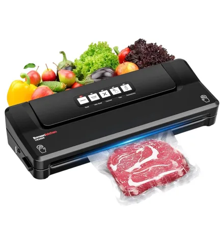MAQ. SELADORA A VACUO BONSENKITCHEN VS2000 120W 120V PRETO