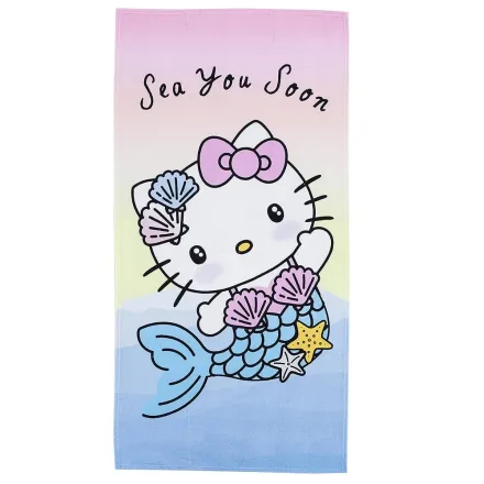 DISNEY TOALLA PLAYERA HELLO KITTY ZHKTL038 ROJO/BLANCO