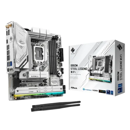Placa Mae Asrock Steel Legend Ddr 5 Socket Lga 1851 Chipset B860 Atx