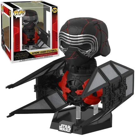 Funko Pop Star Wars Rise Of Skywalker Supreme Leader Kylo Ren In Tie Whisper 321 Deluxe