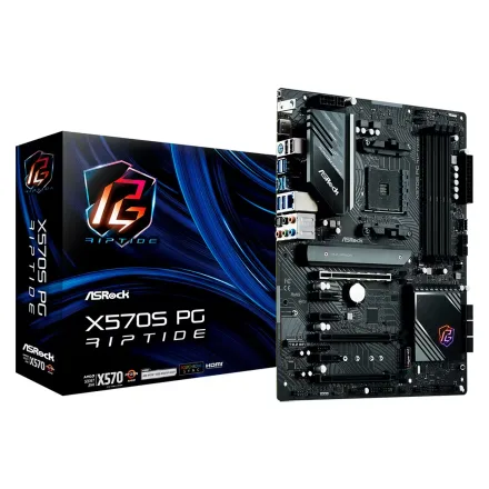 Placa Mae Asrock Pg Riptide Socket AM4 Chipset X570 Atx