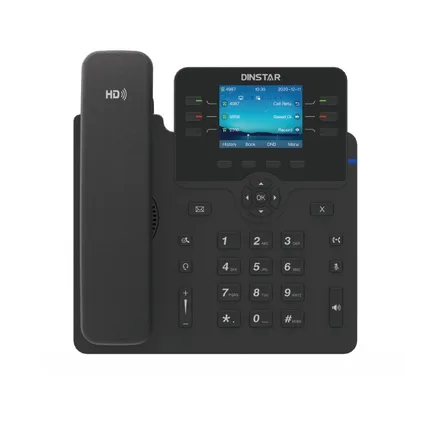 Dinstar Ip 6 Linhas Color 2 Poe
