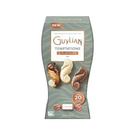 Chocolate Guylian Temptations Mix Rect 200g