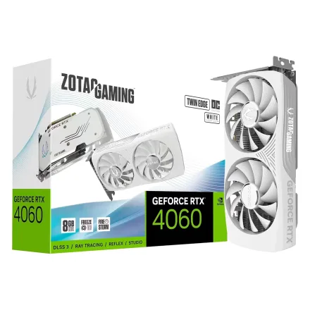 Placa Video Zotac Gaming Twin Edge Oc Geforce Rtx 4060 Gddr 6 Zt 10M
