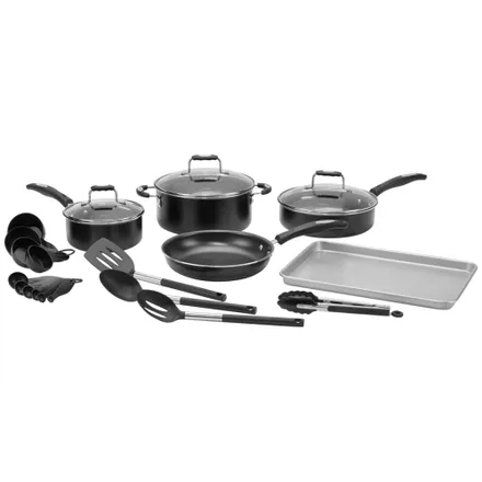 Jogo Panelas Cuisinart P55 22BK Antiaderentes Chef 22