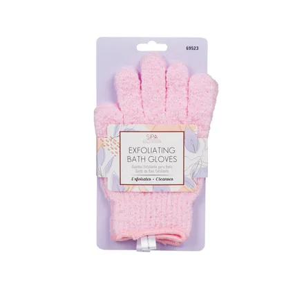CALA GUANTES EXFOLIANTE PARA BAÑO 69523 PINK