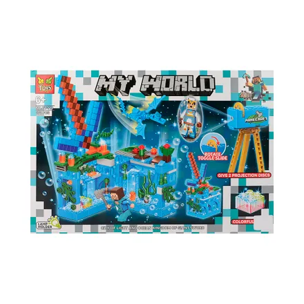 Juguete Construccion Happy Toys My World Kingdom Gt 110 373 Piezas