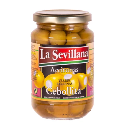 Aceitunas La Sevillana Rellenas Cebollitas 370ml