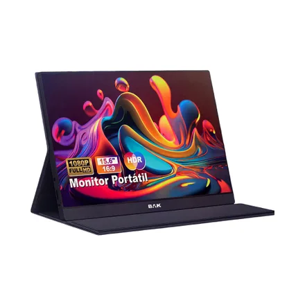 Monitor Portatil Bak Bk P1563 T Fhd 15.6" Negro