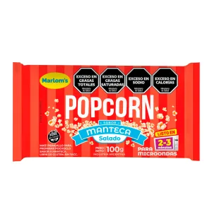 Pipoca Gluten Manteiga Clasica Marloms 100g