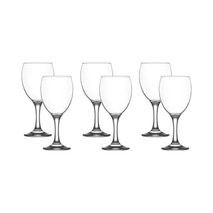 Set Copas Vino Lav Empire 6 Piezas 340ml