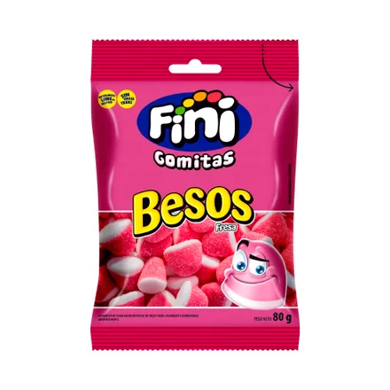 Gomitas Fini Besos Fresa 80 Gr