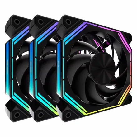 Cooler Fan Gabinete Darkflash Inf 34 Argb Plus Pwm 3 1 120mm