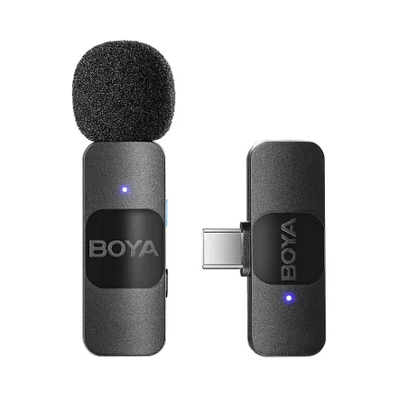 Sistema Microfono Boya By V10 1 Tx Rx
