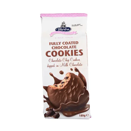Galletas Merba Cookies Fully Coated Chocolate 180g